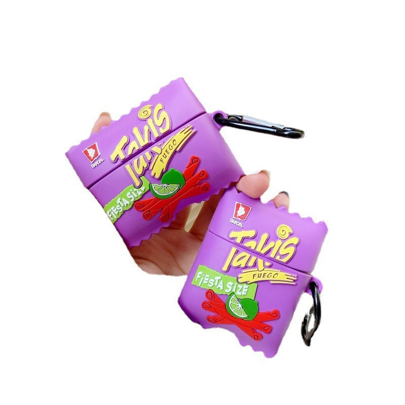 Cartoon Silicone AirPods Case Embossed Hard Protective