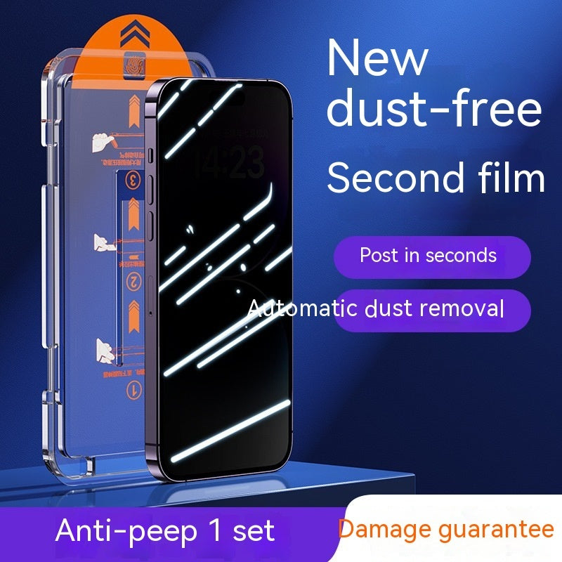 iPhone Screen Protector 2-Pack Tempered Glass HD Privacy Blue Light
