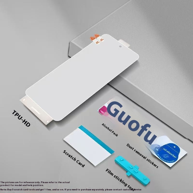 VIVO X200/X100 Screen Protector - Ultra Clear TPU Film Anti-Fingerprint HD