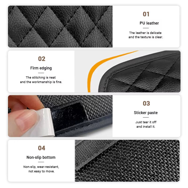 Multifunction Car Organizers Pocket Bags for Car Storage Box Collecting Bag for Cards Phone Key Sticky Pouch in Car Interior
