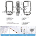 Applicable Mobile Phone Underwater Housings 40 M Sealed Waterproof Case - GlitchyPhones