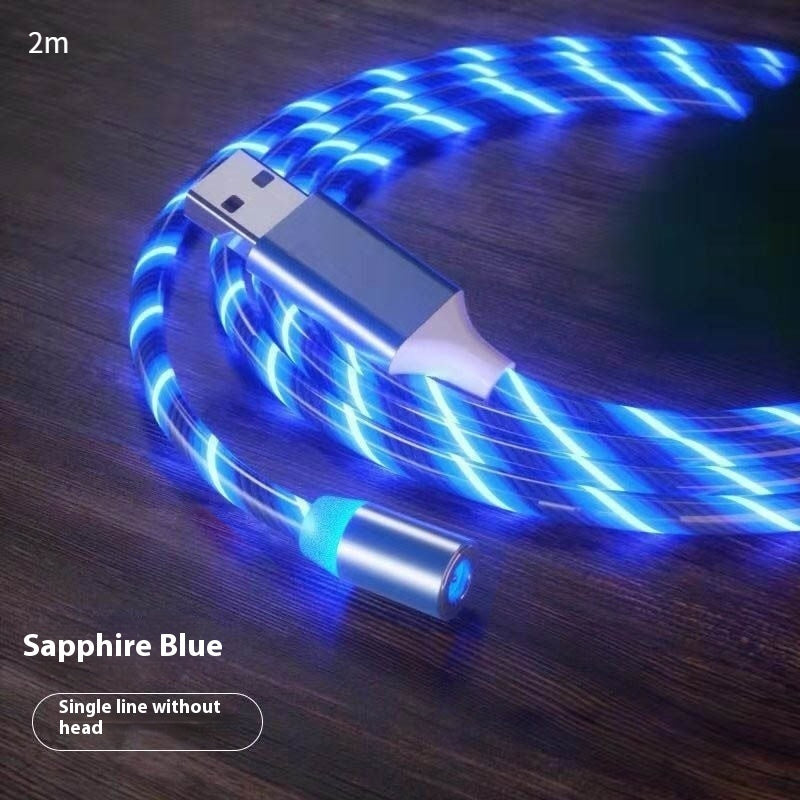 Magnetic 3-in-1 Charging Cable Nylon Braided Fast - GlitchyPhones