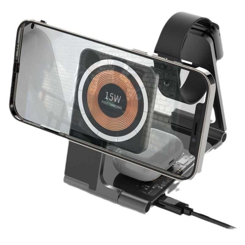 New Magnetic 4-in-1 Wireless Charger - GlitchyPhones