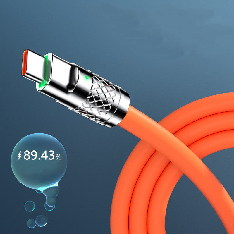 3-in-1 Fast Charging Cable 120W - Lightning, USB-C & Micro USB Multi Charger - GlitchyPhones