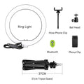 10Inch Mini Selfie LED Video Ring Light Lamp with Table Tripod for Youtube Phone Live Photo Photography Studio
