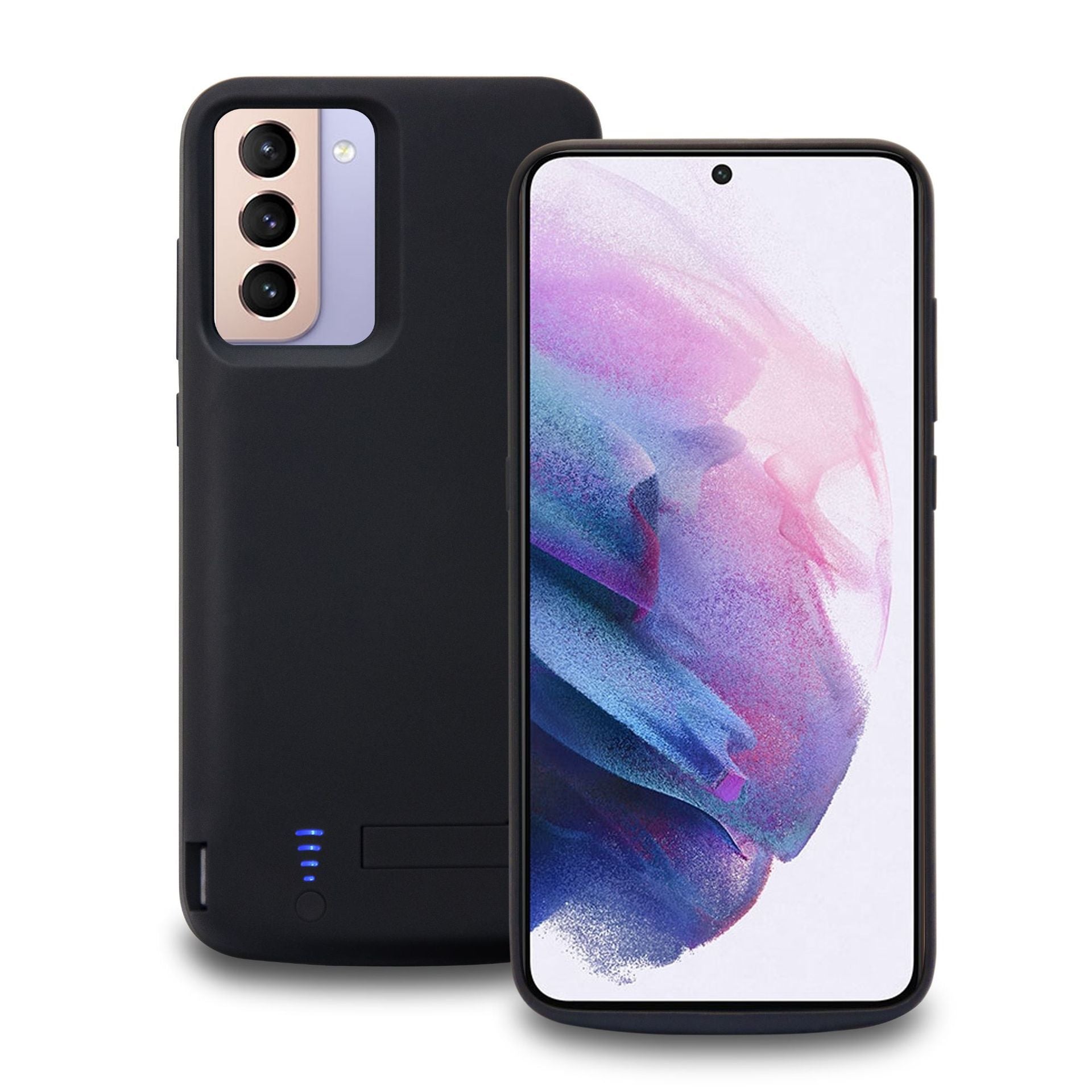 Phone Case with Built-In Wireless Power Bank - Large Capacity Battery Case - GlitchyPhones