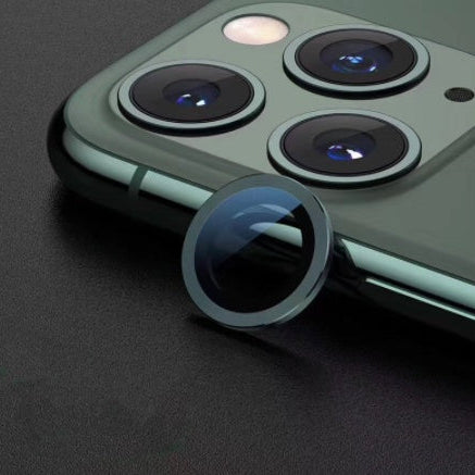 iPhone 15 Camera Lens Protector - Sapphire Tempered Glass Metal Ring - GlitchyPhones