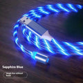 Magnetic 3-in-1 Charging Cable Nylon Braided Fast - GlitchyPhones