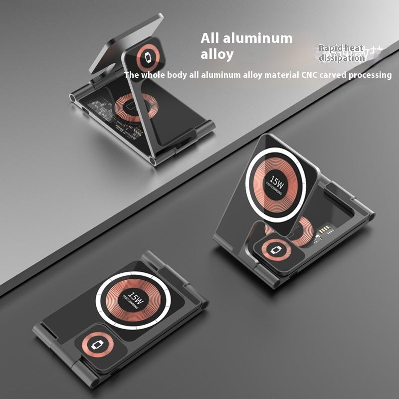 New Magnetic 4-in-1 Wireless Charger - GlitchyPhones