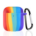 Rainbow AirPods Case Cover Flip Protective Sleeve Colorful - GlitchyPhones