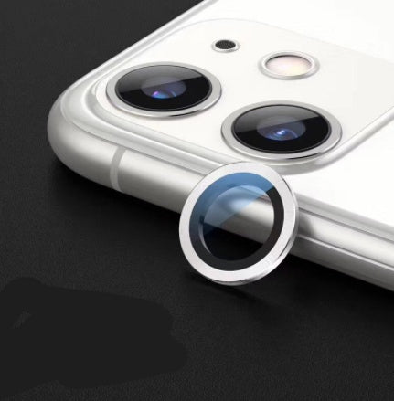 iPhone 15 Camera Lens Protector - Sapphire Tempered Glass Metal Ring - GlitchyPhones