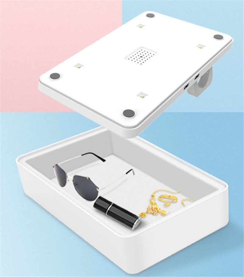 3-in-1 Wireless Charger with UV Disinfection Box - 18W Fast Charging - GlitchyPhones