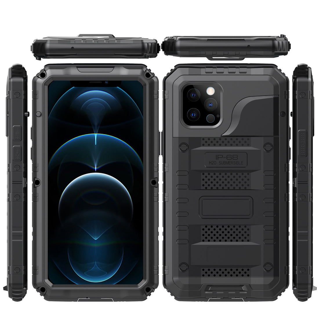 14Promax Waterproof Metal Diving Phone Case - GlitchyPhones