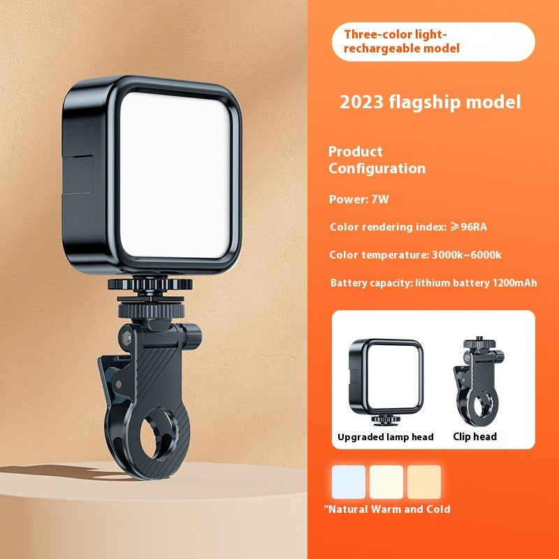 Mini Portable LED Selfie Ring Light - Clip-On Fill Light for Phone - GlitchyPhones