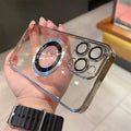 MagSafe Magnetic Phone Case with Camera Lens Protector - GlitchyPhones