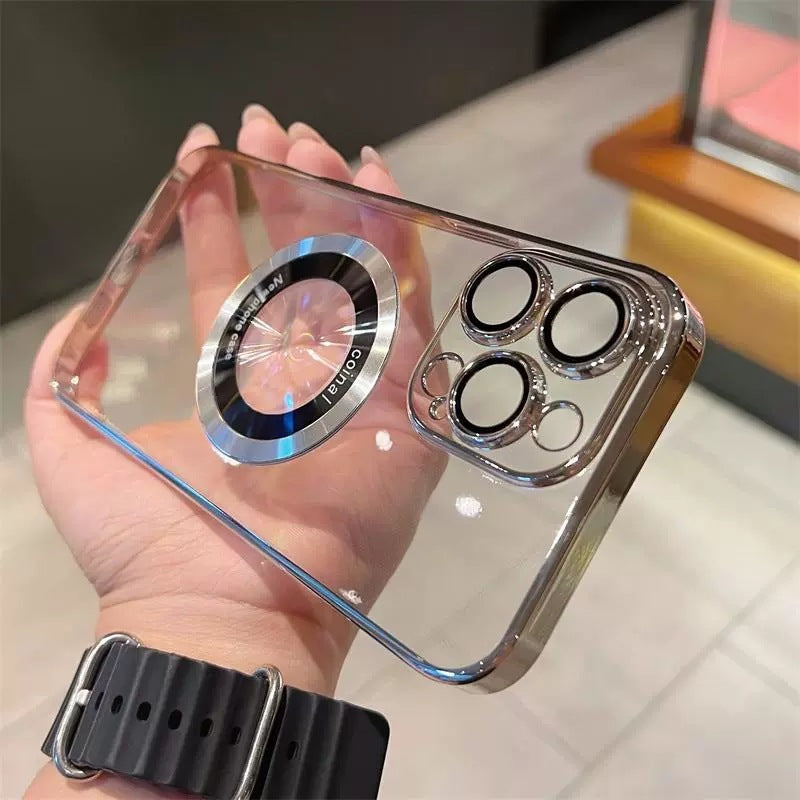 MagSafe Magnetic Phone Case with Camera Lens Protector - GlitchyPhones