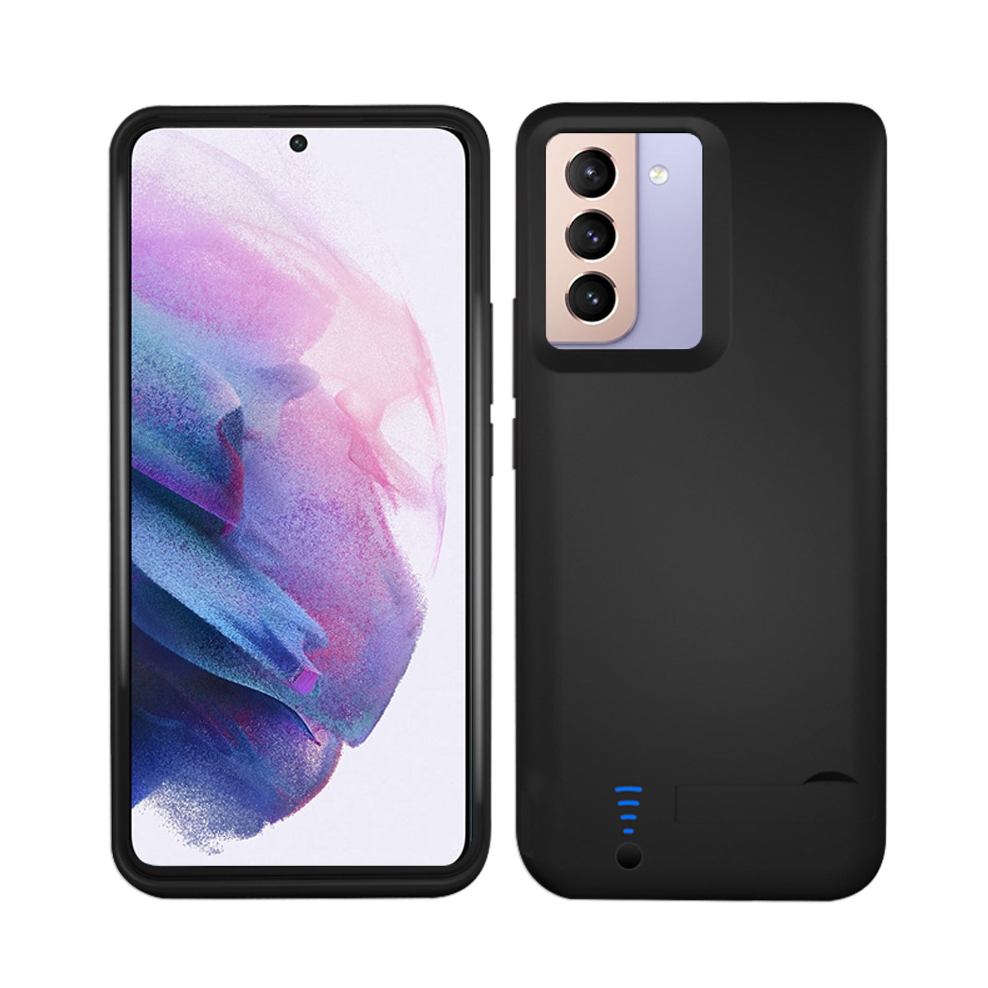 Phone Case with Built-In Wireless Power Bank - Large Capacity Battery Case - GlitchyPhones