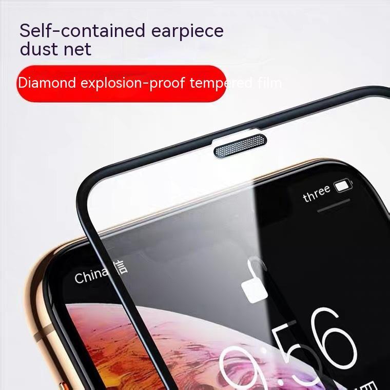 iPhone Screen Protector Dustproof Tempered Glass HD Privacy