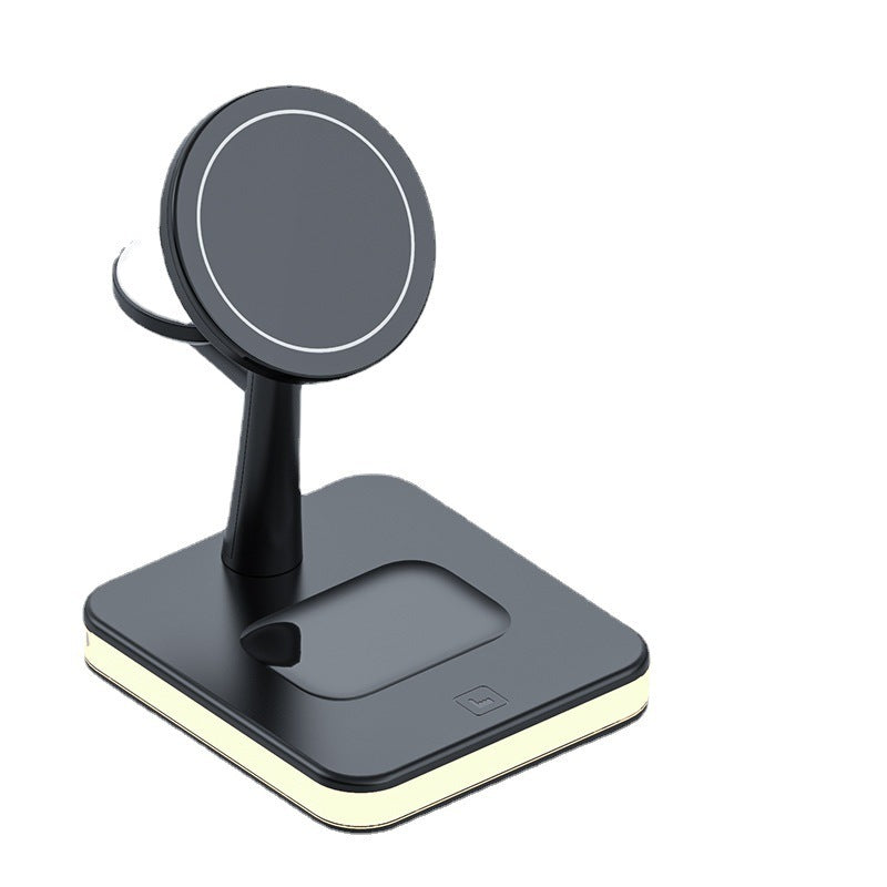 Magnetic Mobile Phone Wireless Fast Charger Three-in-one Applicable Earphone Watch - GlitchyPhones