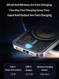 Transparent Magnetic Power Bank 22.5W Fast Charge - GlitchyPhones