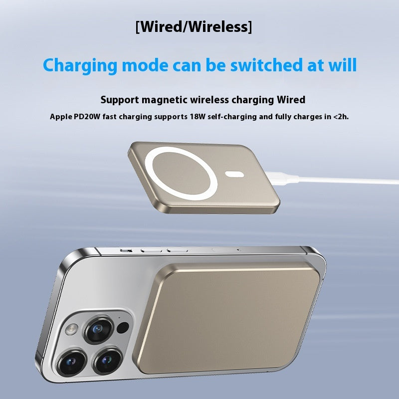 Magsafe Magnetic Wireless Fast Charging Mobile Power Supply - GlitchyPhones