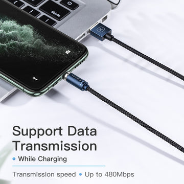 5-Pin Magnetic Charging Cable 3A Fast Charger Nylon - GlitchyPhones