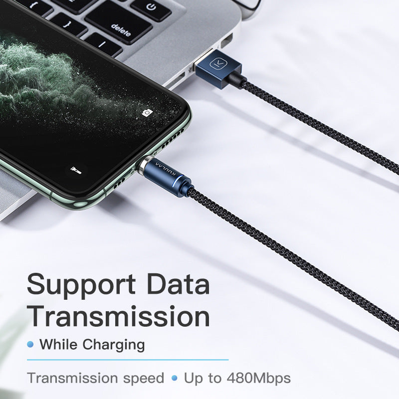 5-Pin Magnetic Charging Cable 3A Fast Charger Nylon