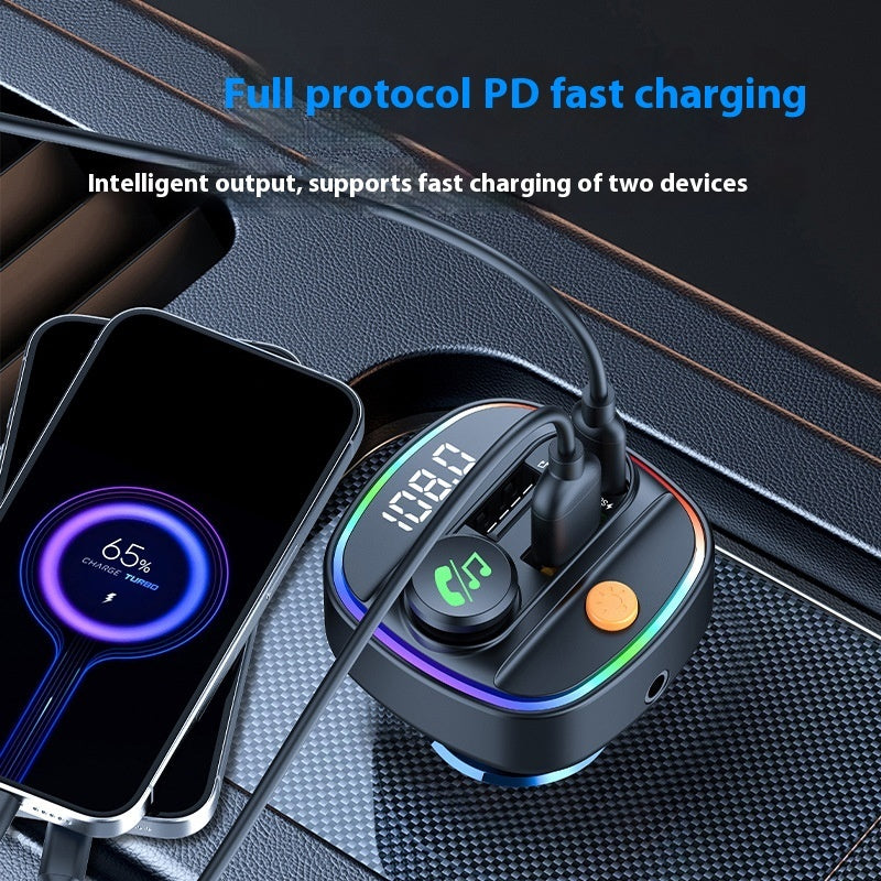 Multifunctional New Car Charger Super Fast Charge - GlitchyPhones