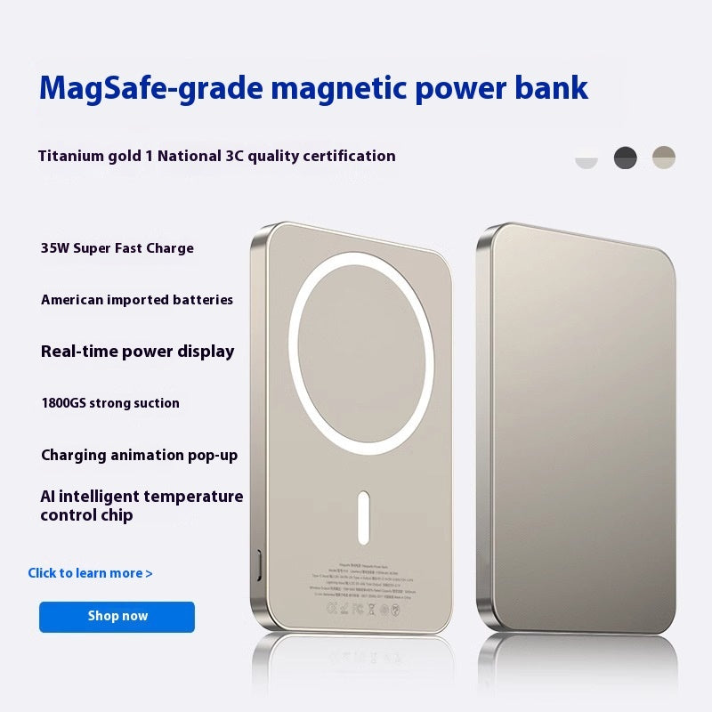Magnetic Wireless Power Bank Magsafe - GlitchyPhones