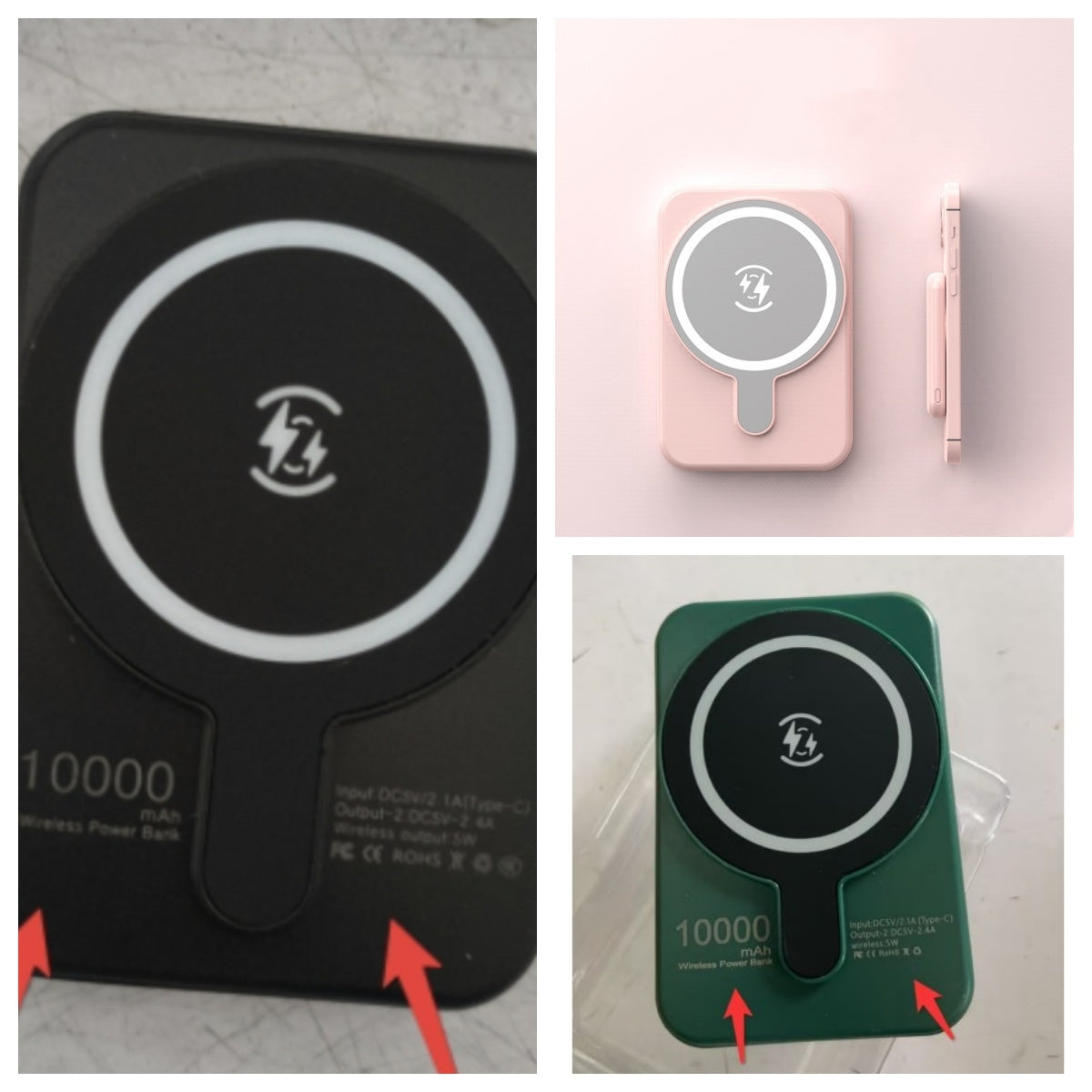 Mini Fast Charging Magnetic Wireless Power Bank 5000 MAh Portable - GlitchyPhones